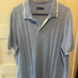 Apt. 9 Men's Light Blue Polo Shirt